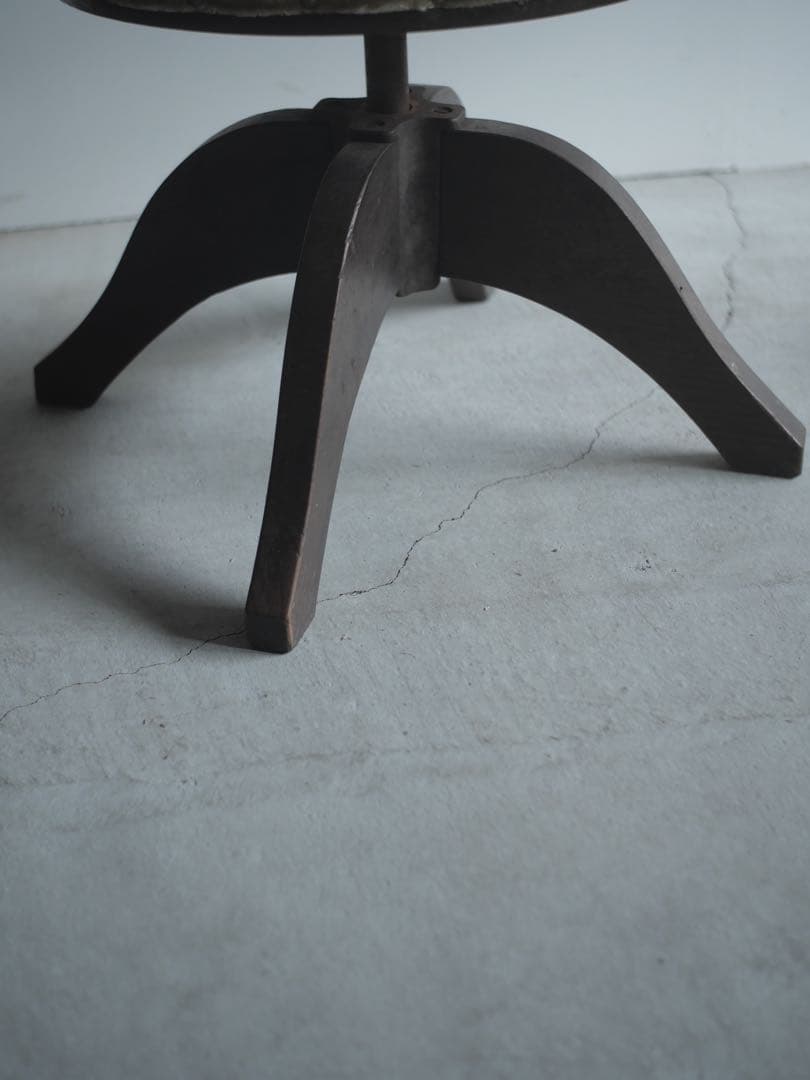 スツール　回転椅子　ドクターチェア　椅子　古家具　古道具　アンティーク　レトロ