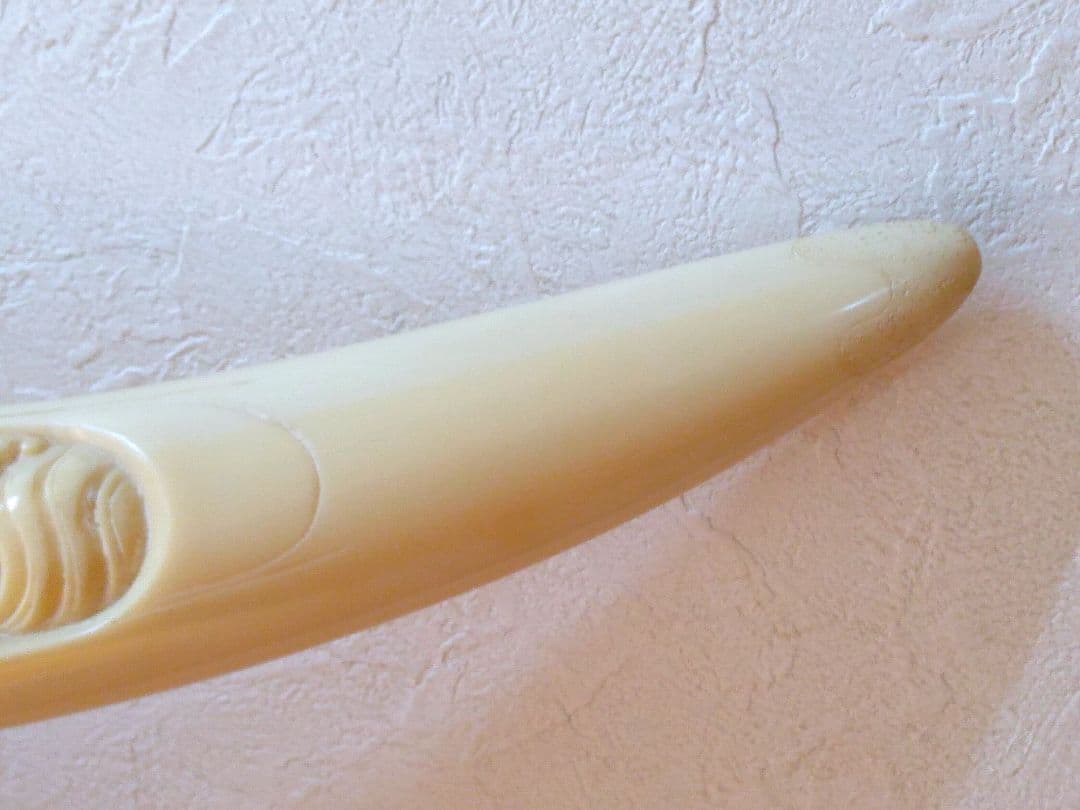 象牙風 一本物 置物 オブジェ 七福神 骨董品 彫り物 インテリア 骨董 象牙調