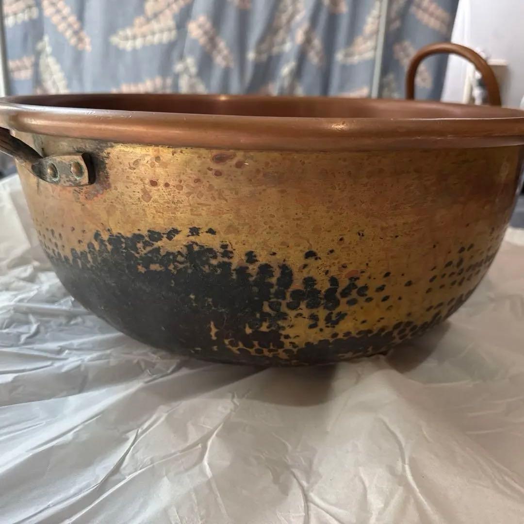 打ち出し さわり鍋 銅鍋 和菓子ジャムやあんこ鍋