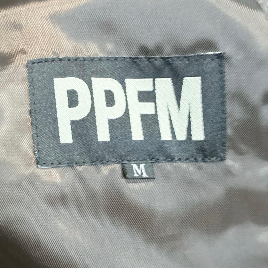 美品 PPFM ナポレオンジャケット M ブラック ウール混 ミリタリーコート