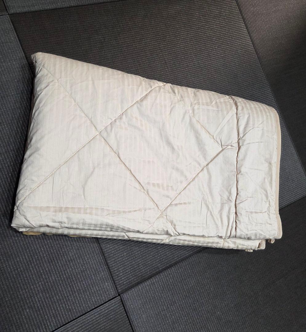 プラチナウエーブ　シングルサイズ 掛け布団 ベージュ