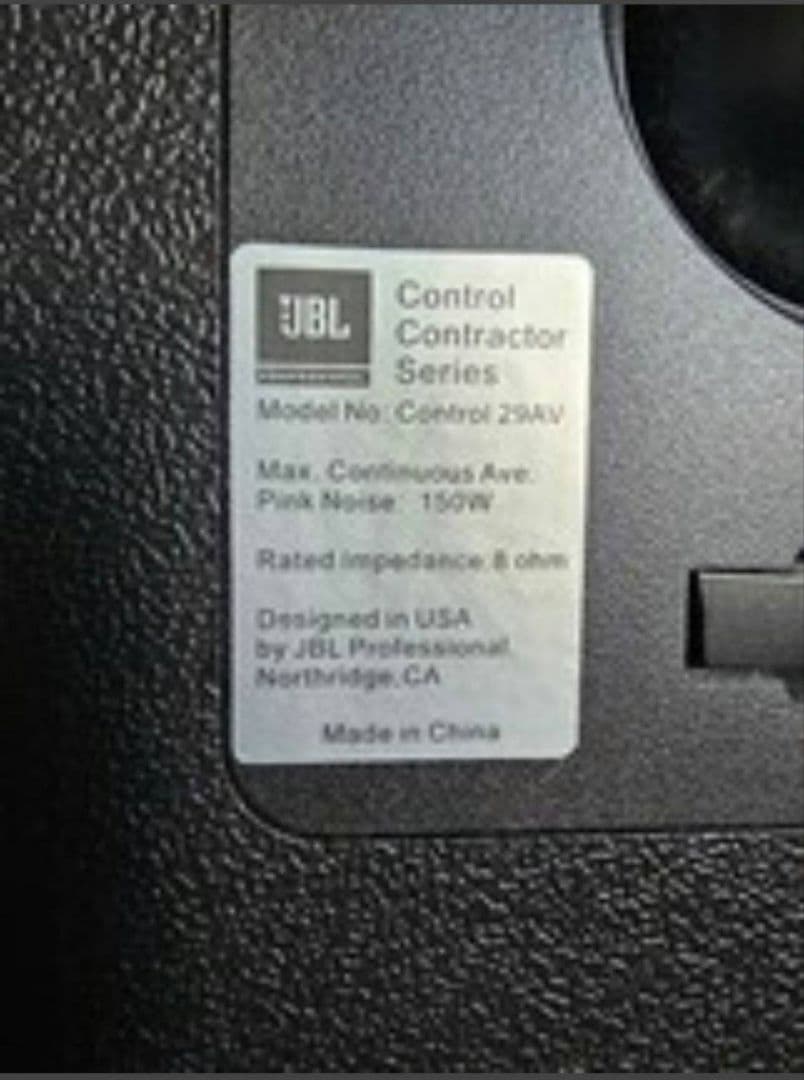 ★JBL★PROFESSIONAL★Control★29AV★2Way★