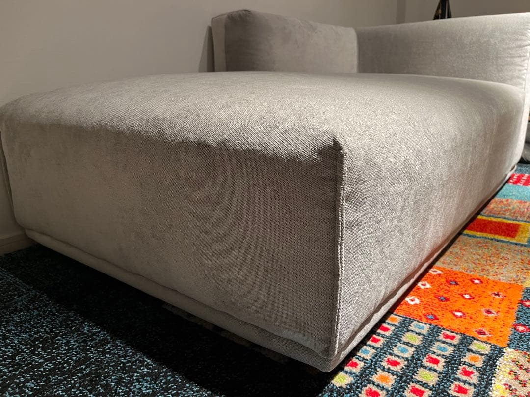 Francfranc メーネ カウチ 2 L ライトグレー（W815）