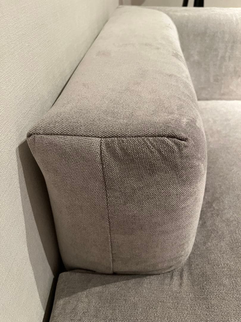 Francfranc メーネ カウチ 2 L ライトグレー（W815）