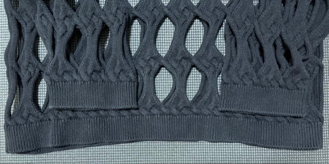 MAISON SPECIAL メッシュ　ケーブル　ニット　セーター　良好