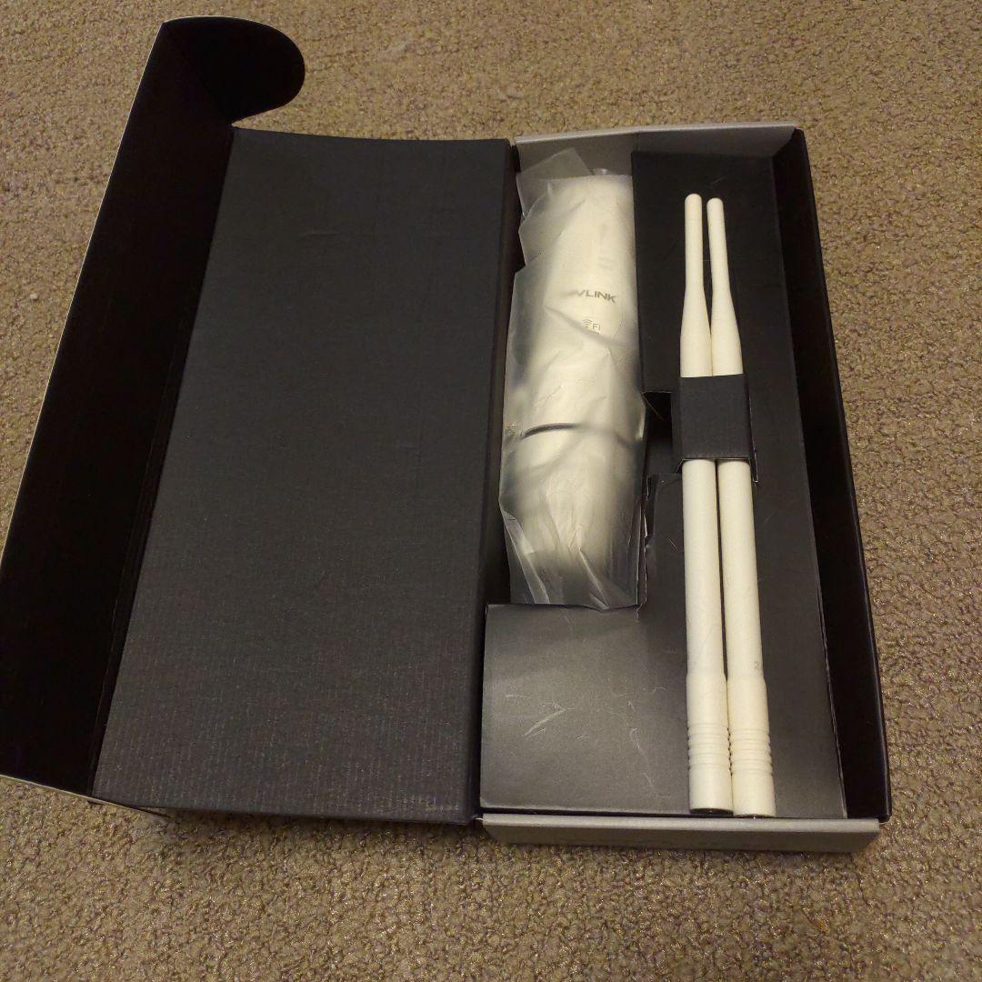 WAVLINK 無線LAN中継機 高出力 2本アンテナ　屋外