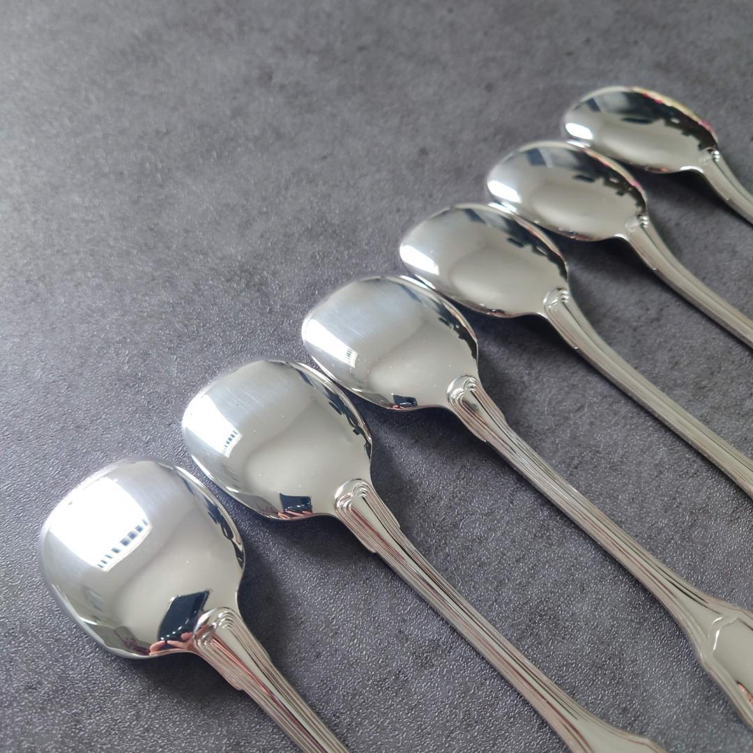 希少 極美品 クリストフル ポートロイヤル アイスクリームスプーン 6点