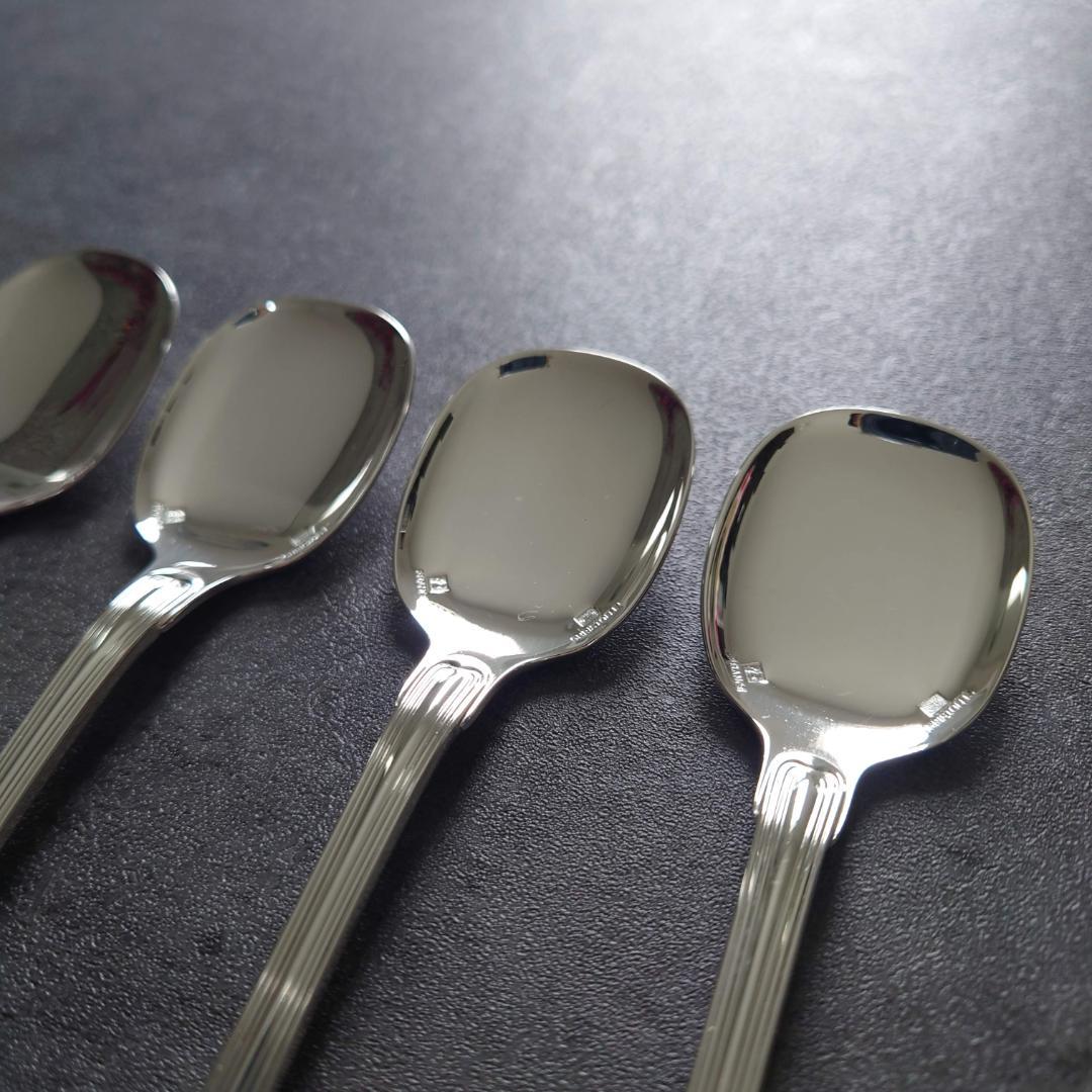 希少 極美品 クリストフル ポートロイヤル アイスクリームスプーン 6点