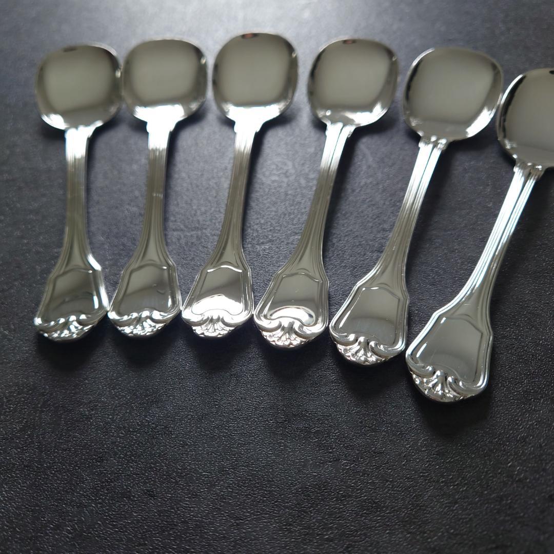 希少 極美品 クリストフル ポートロイヤル アイスクリームスプーン 6点