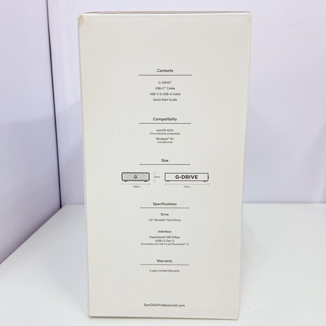 【新品！未開封】SanDisk G-DRIVE 6TB 外付けハードドライブ