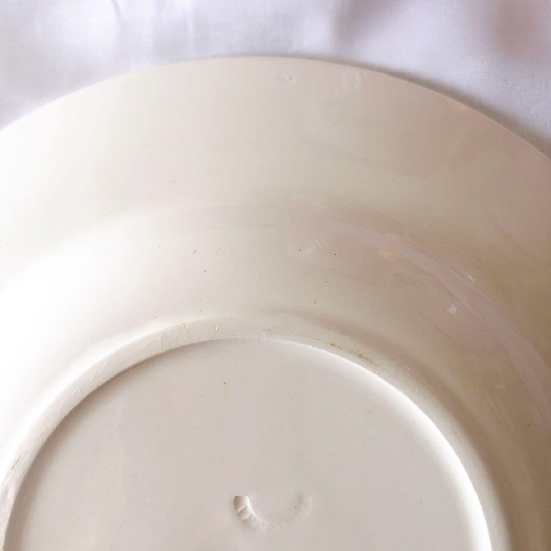 クレイユエモントロー HBCM スーププレート　C フランスアンティーク食器