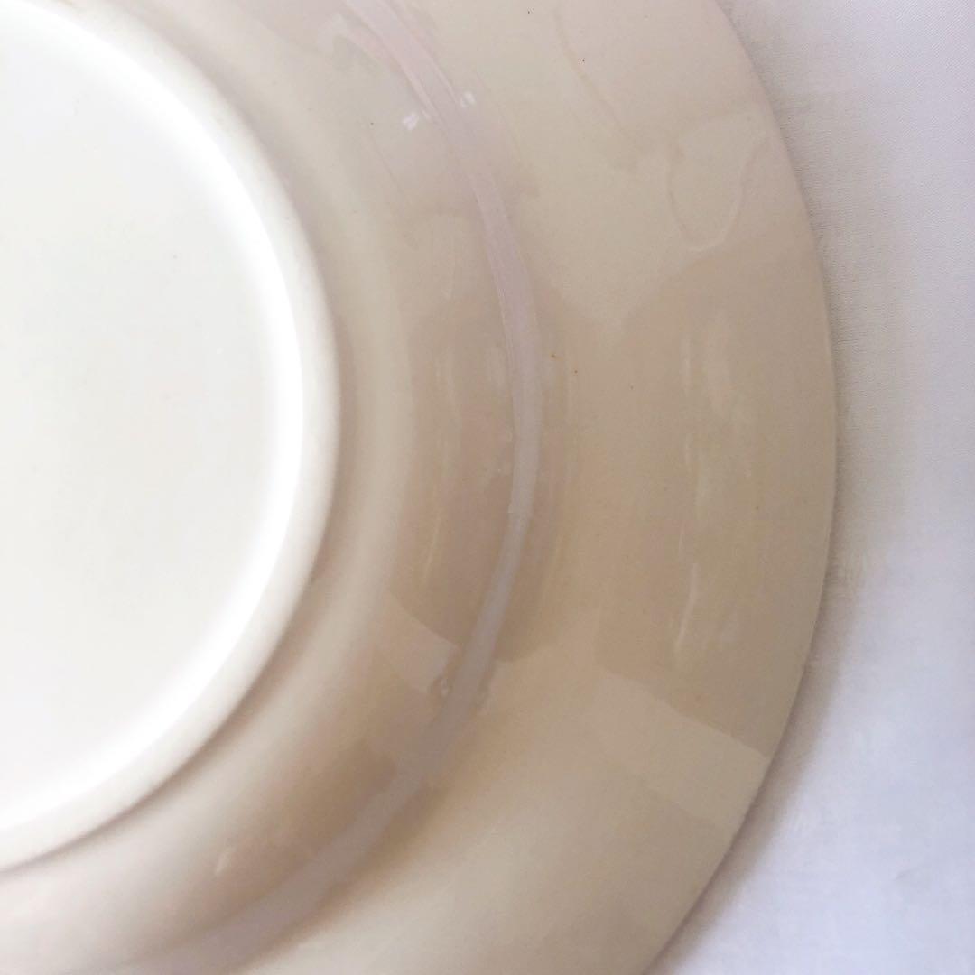 クレイユエモントロー HBCM スーププレート　C フランスアンティーク食器