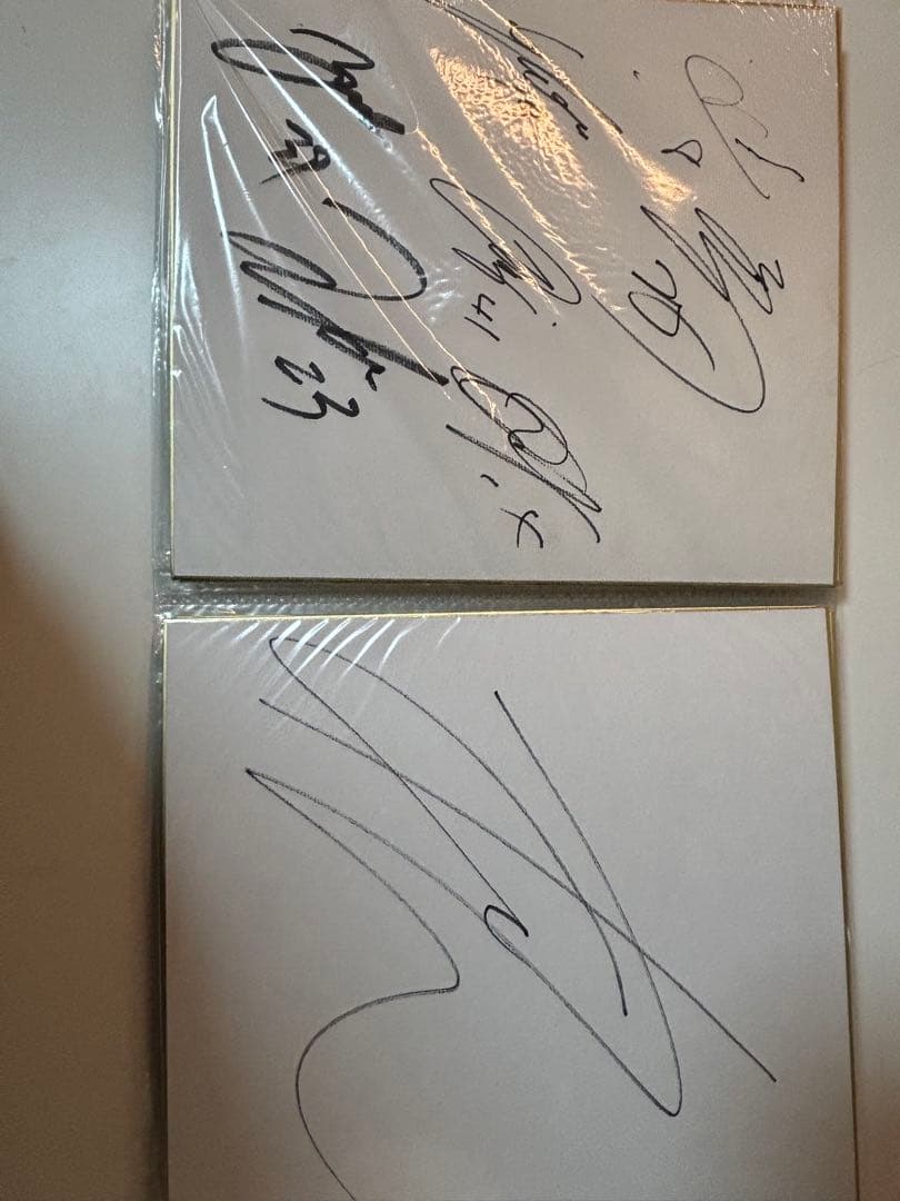 ガンバ大阪(2019シーズン）の選手27人分のサイン入り色紙セット 12枚