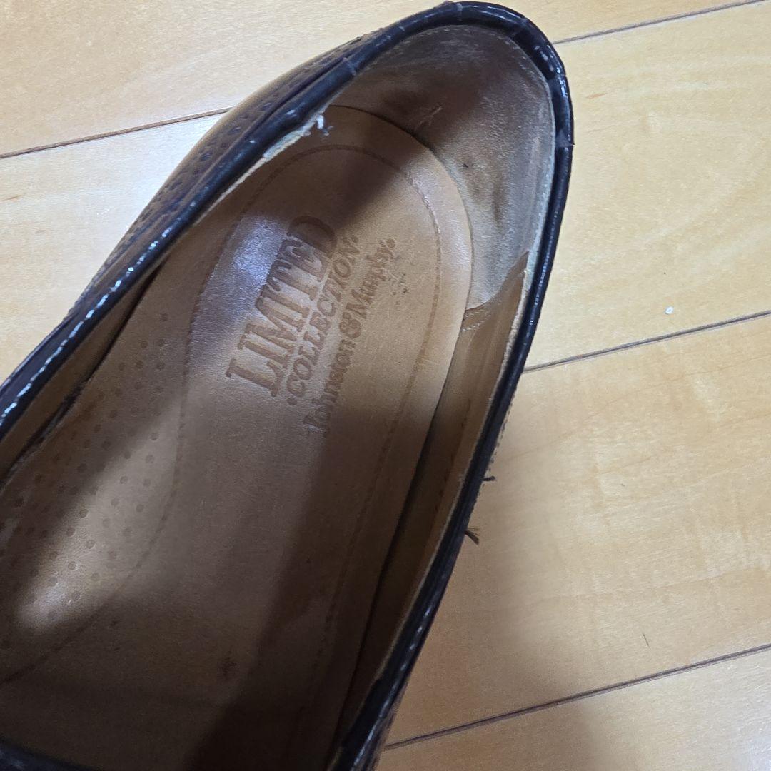 ジョンストン&マーフィー　ローファー　バーガンディ