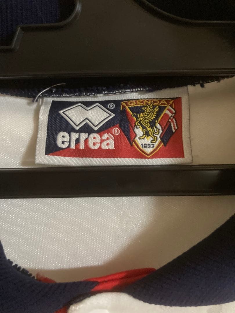 94/95 ジェノア ユニフォーム GENOA ゲームシャツ 三浦知良 90s