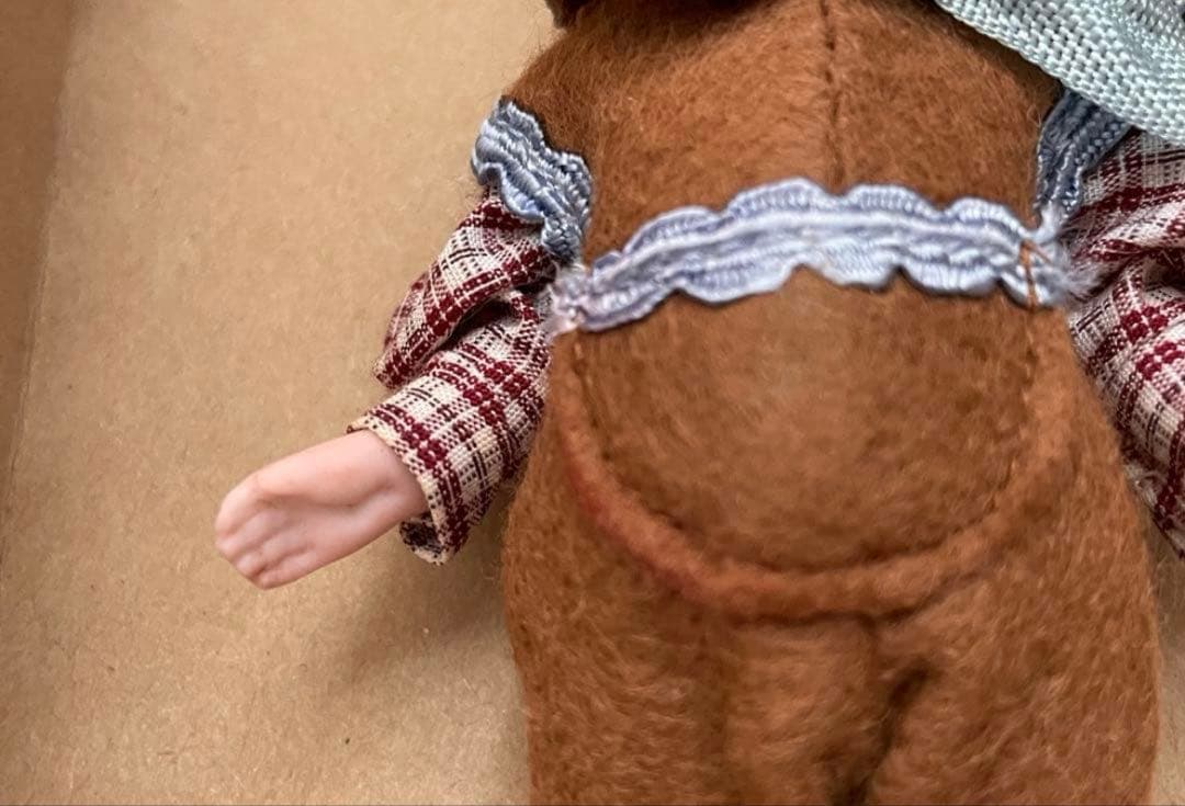 アンティーク　Hertwig うさぎ　ビスクドール　ミニョネット　オリジナル箱付