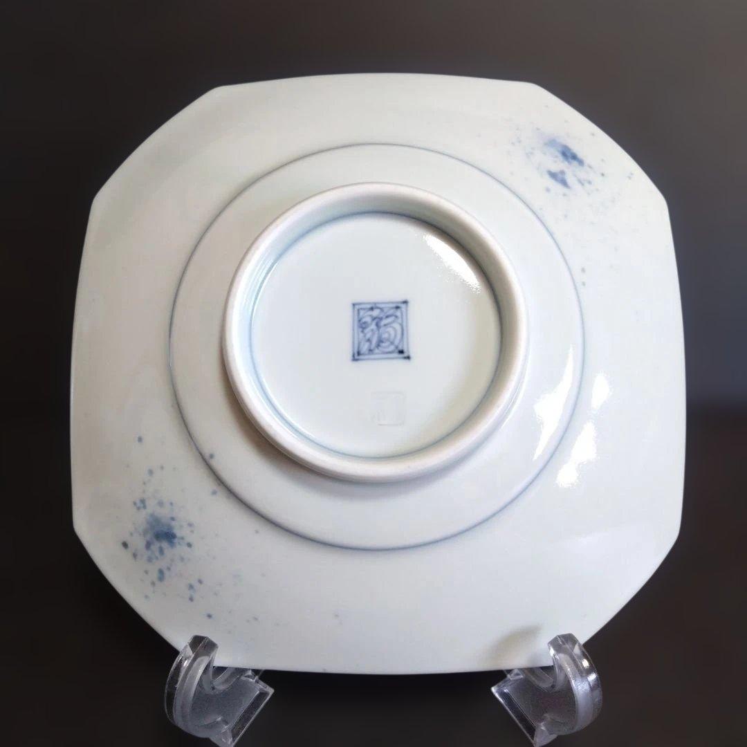 新品 有田焼 福泉窯 角皿　料亭　懐石料理