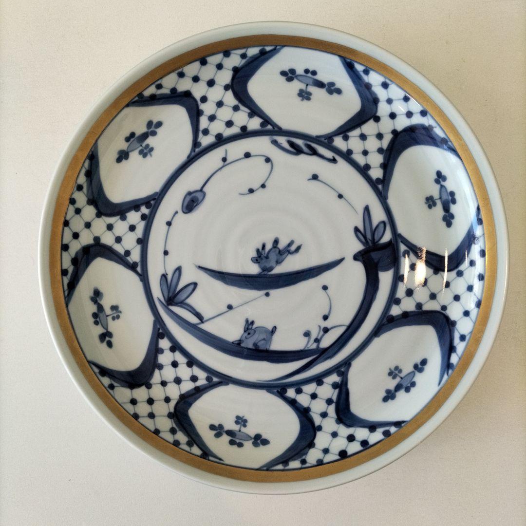 兎柄　大皿10枚セット