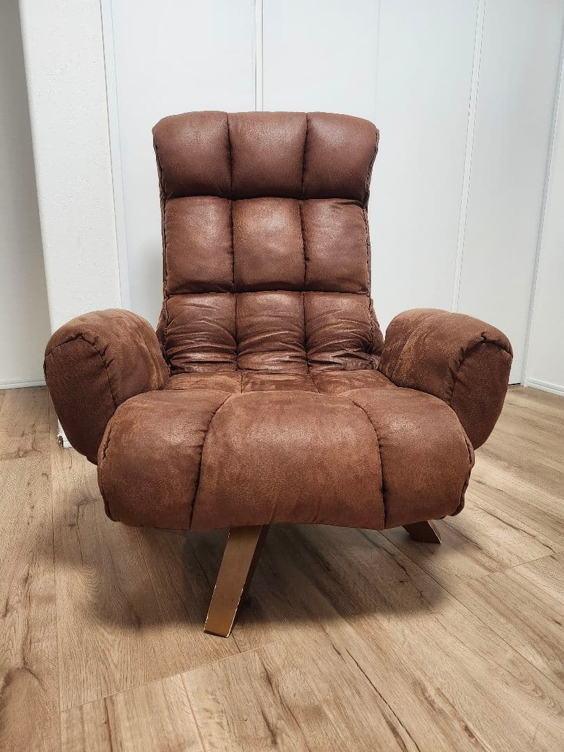 リクライニングチェア ブラウン