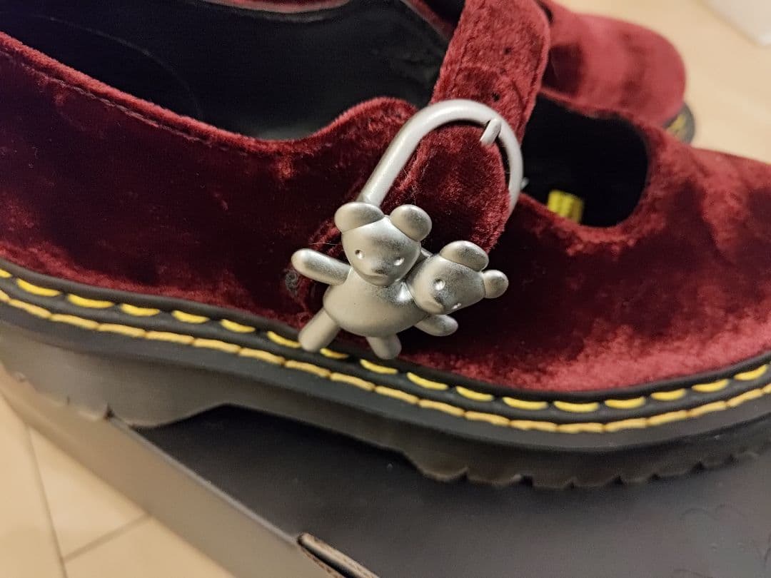 ドクターマーチン MARC JACOBS メリージェーン チェリーレッド UK3