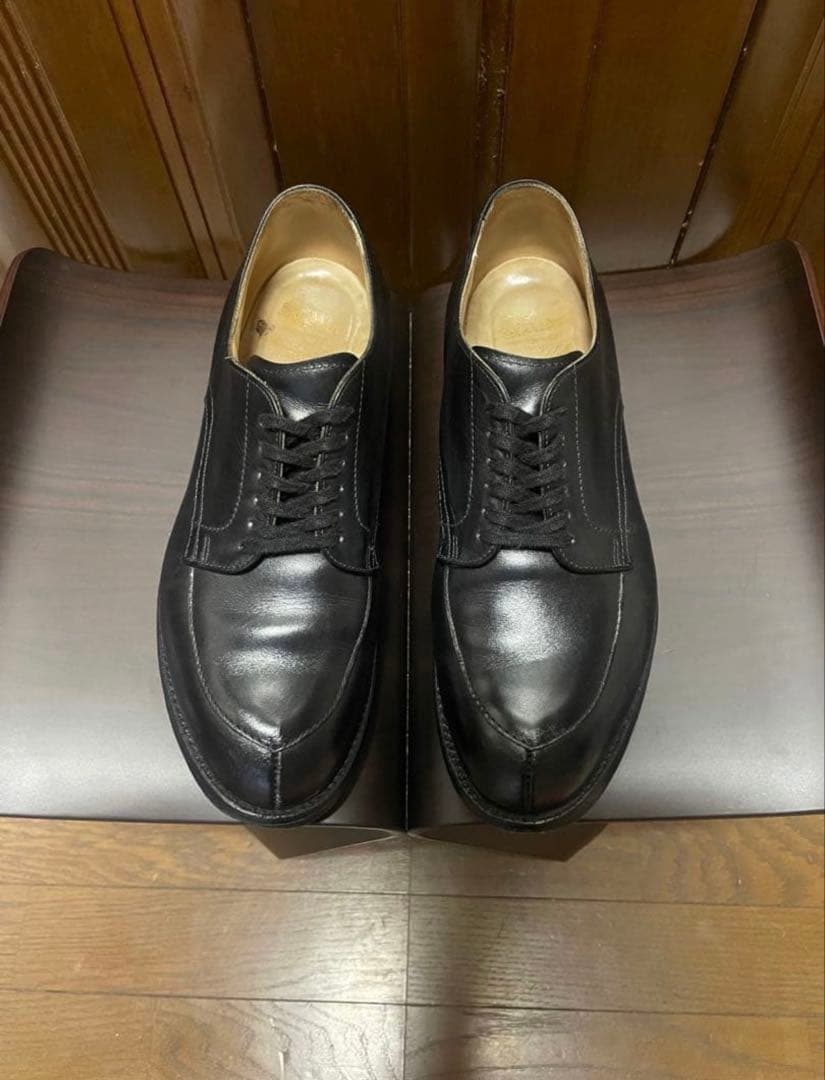 Alden オールデン Vチップ ブラックカーフ US7D BEAMS