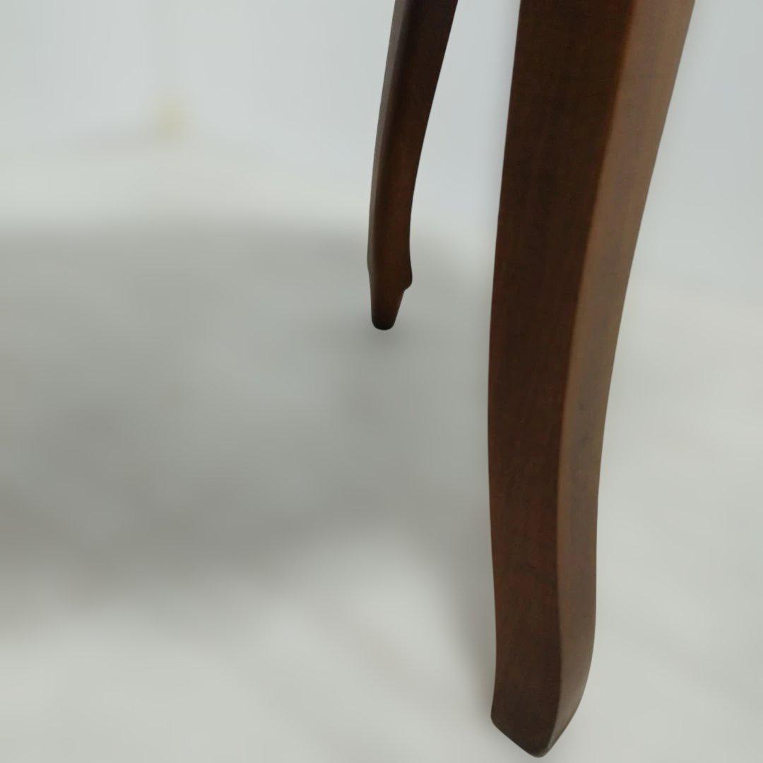 【専用】アンティーク調 ダイニングチェア 椅子 ワインレッド 猫足