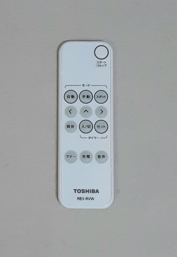 TOSHIBA ロボット掃除機 VC-RV2 本体 充電ドック付バッテリー交換済