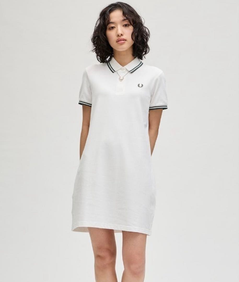 Twin Tipped Pique Dressフレッドペリーポロシャツワンピース