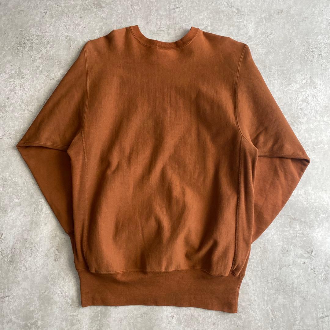 レアカラー良雰囲気90sチャンピオン目付き無地リバースウィーブUSA製XXL