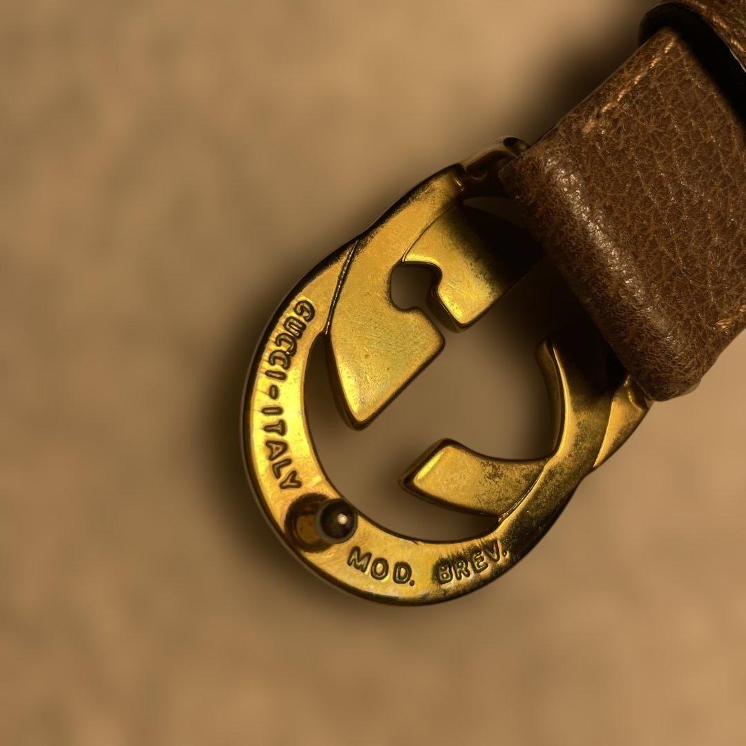 希少!【美品】GUCCI シェリーライン　インターロッキングG バックルベルト