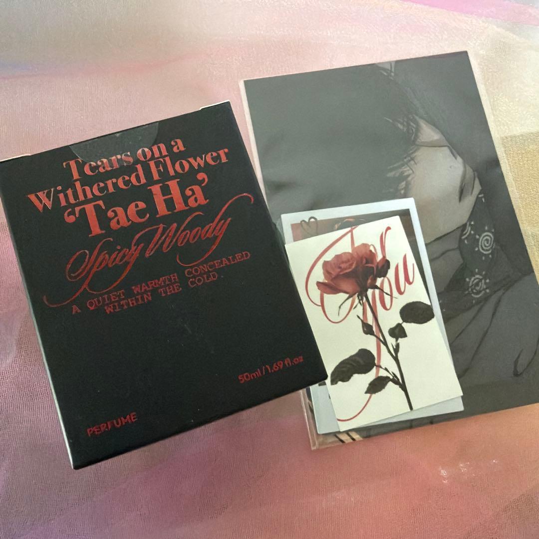 枯れた花に涙を　韓国漫画　一ノ瀬蓮の香水単品　フォトカード付き