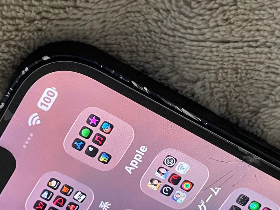 iPhone14plus 256GB 画面割れ