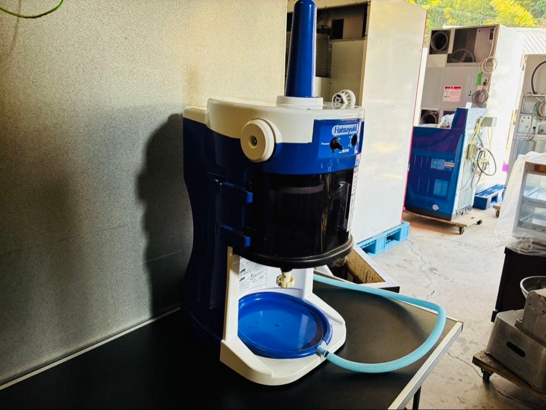 M25★中部★ブロックアイススライサー 初雪 電動かき氷機 卓上 中古品 業務用