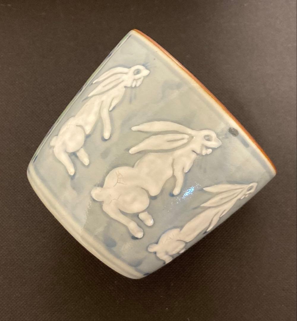 佐藤走波（五代）染錦　絵変り①　5客　蕎麦猪口