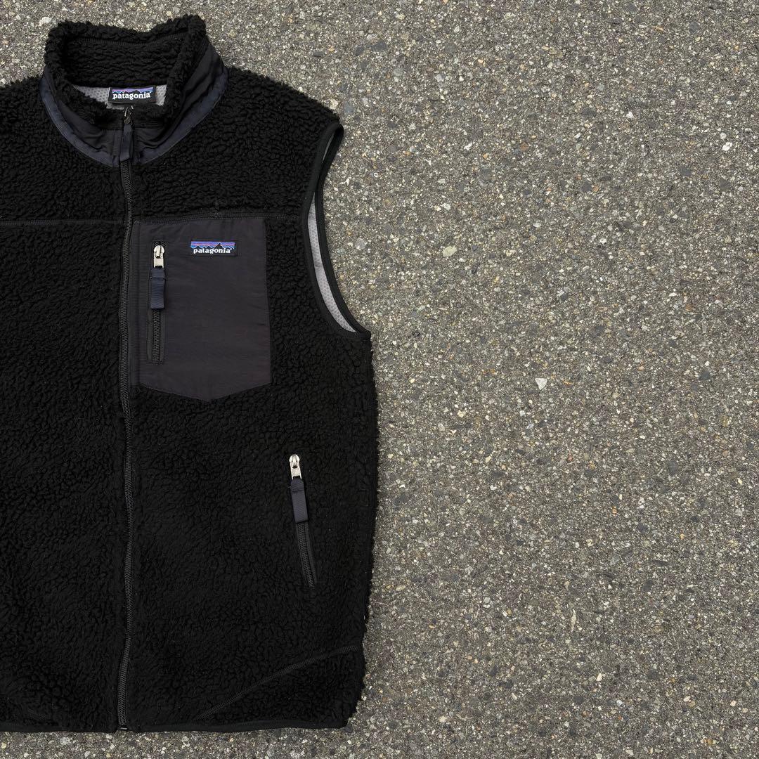 Patagonia パタゴニア ブラック フリースベスト レトロX 19年製