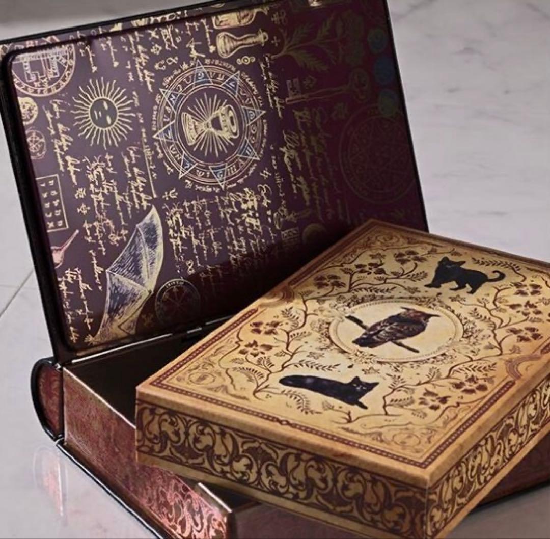 販売終了品❤︎新品❤︎カルディ❤︎魔法辞書カレンダー缶❤︎魔法辞書クッキー缶