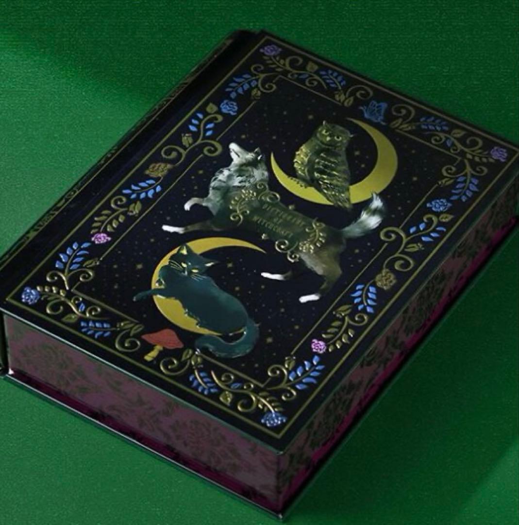 販売終了品❤︎新品❤︎カルディ❤︎魔法辞書カレンダー缶❤︎魔法辞書クッキー缶