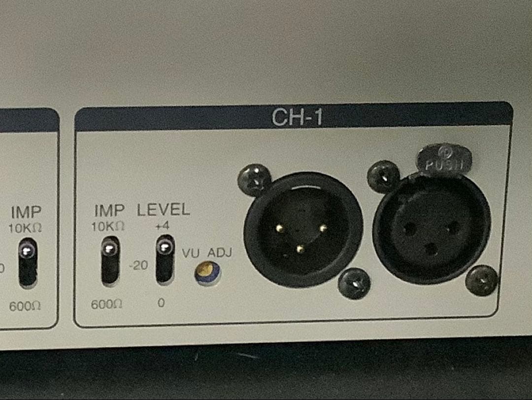 YAMAHAアナログミキサーMV800 VU メーター 6uラックのset