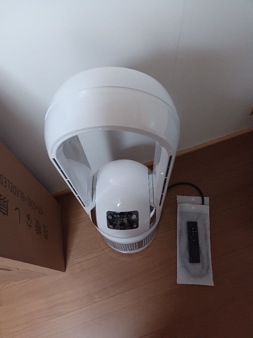 扇風機 DCモーター ファン セラミックヒーター 羽なし 温風冷風 空気清浄機