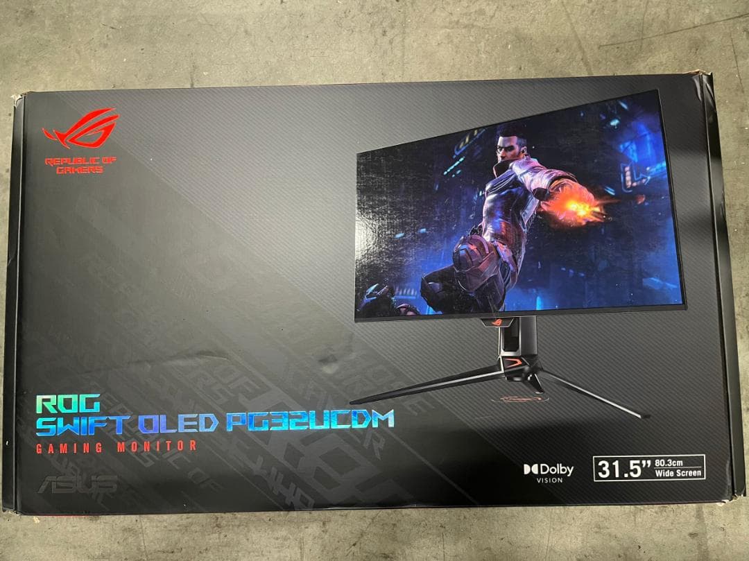 新品未使用　ROG Swift OLED PG32UCDM ゲーミングモニター