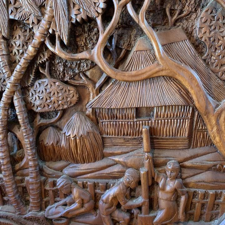 彫刻　オブジェ　木彫り　一刀彫