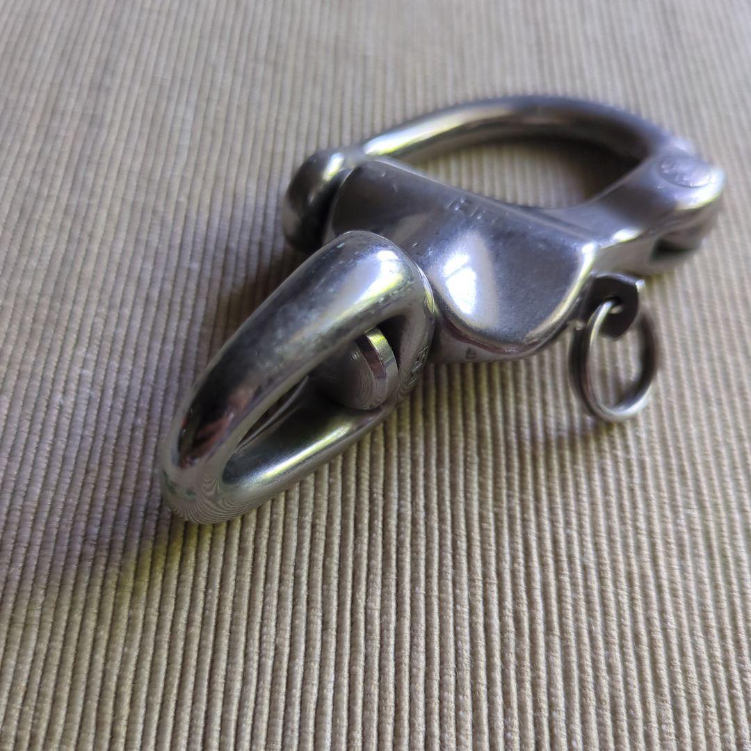 WICHARD ステンレス スイブル・スナップシャックル キーホルダー