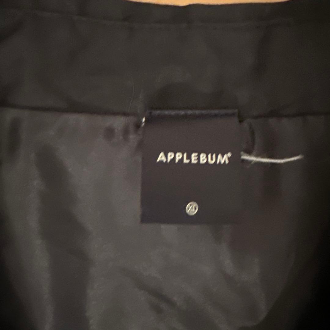 user_9d7218bb　APPLEBUM ブラック ナイロンジャケット