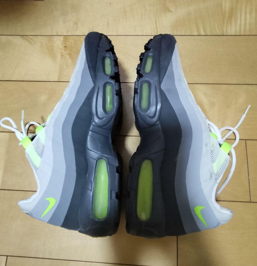 シューズ(男性用) NIKE AIR MAX 95 NO SEW NEON 511306-040