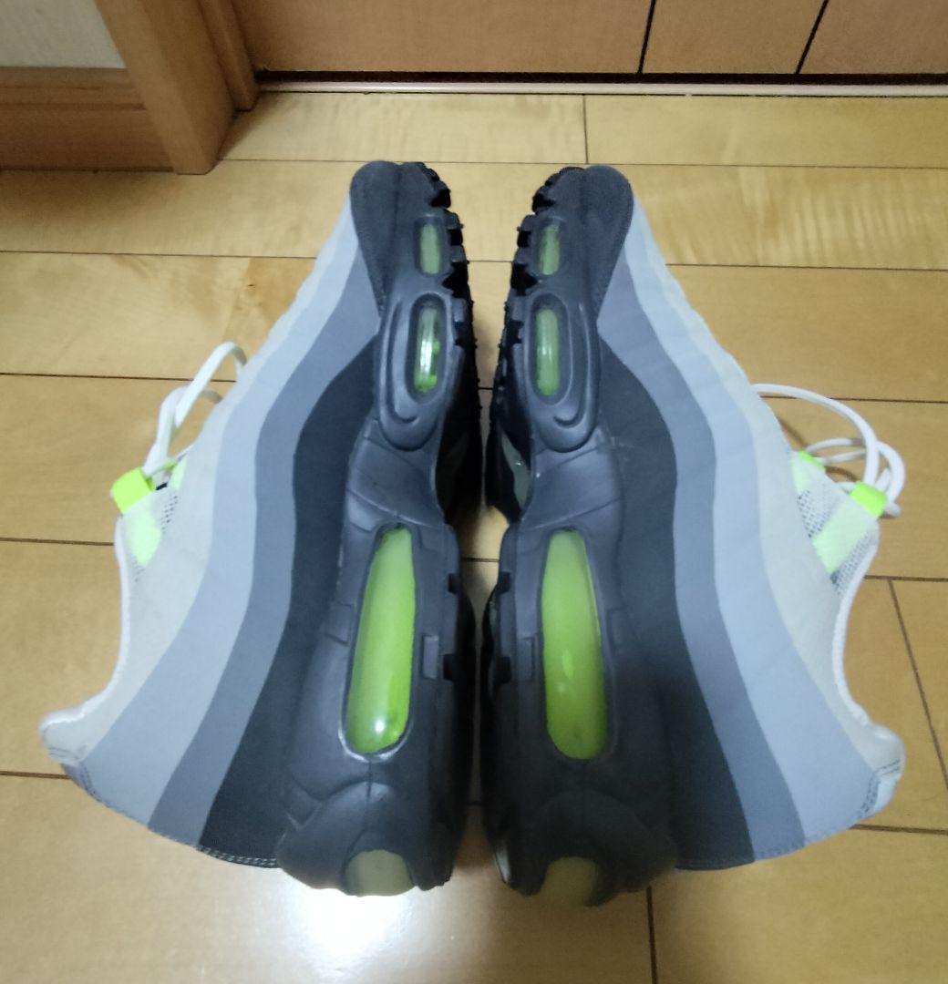 シューズ(男性用) NIKE AIR MAX 95 NO SEW NEON 511306-040