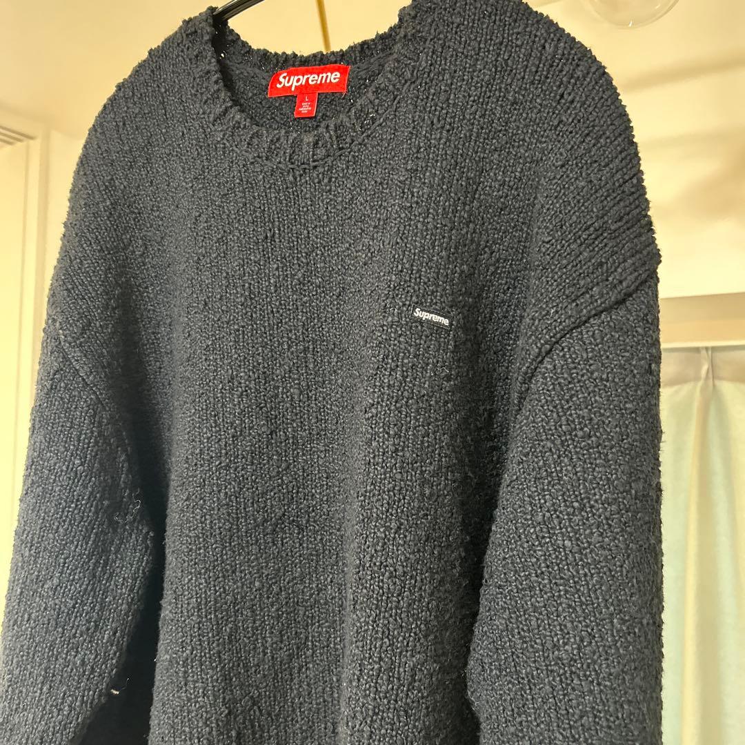 Supreme Bouclé Small Box Sweater black L