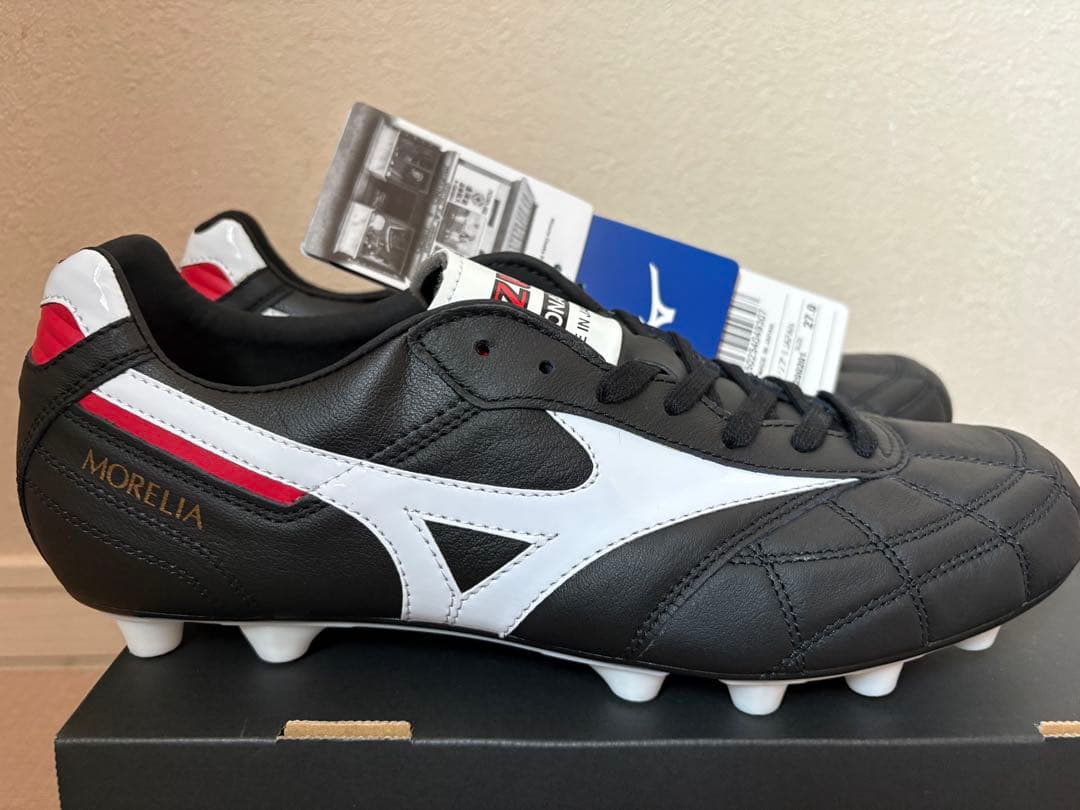 モレリア2japan27.0cm 未使用ミズノ サッカースパイク　ショートタン黒