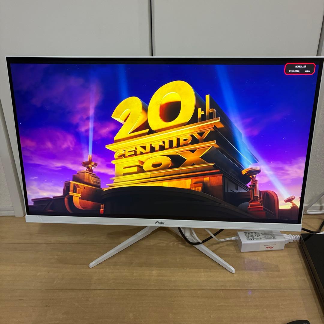 美品！！PIXIO 白 ゲーミングモニター 27インチ 160Hz 4K