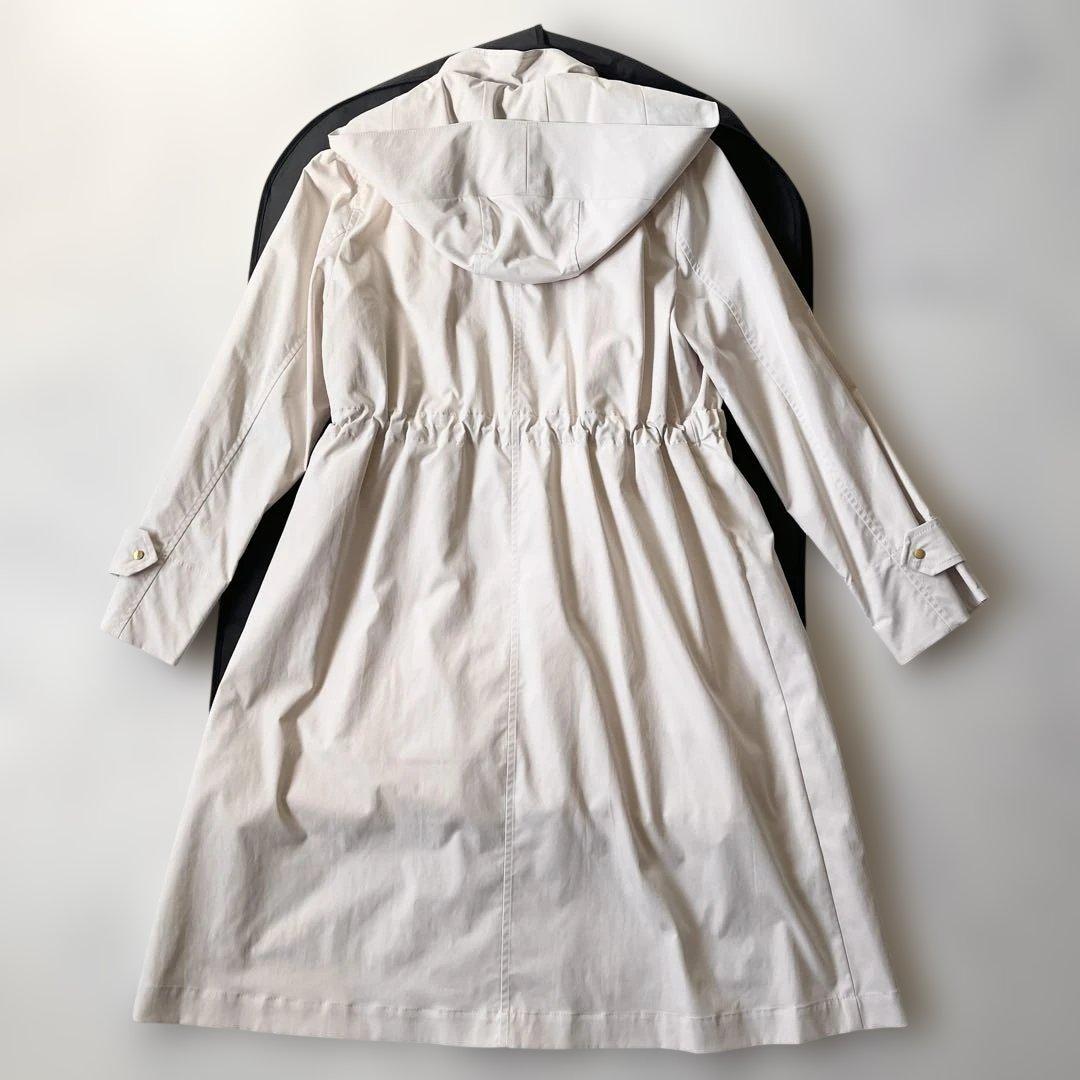 未使用級 アナイ ブライトツイルライナー付モッズコート オフ白 2024✨ 38
