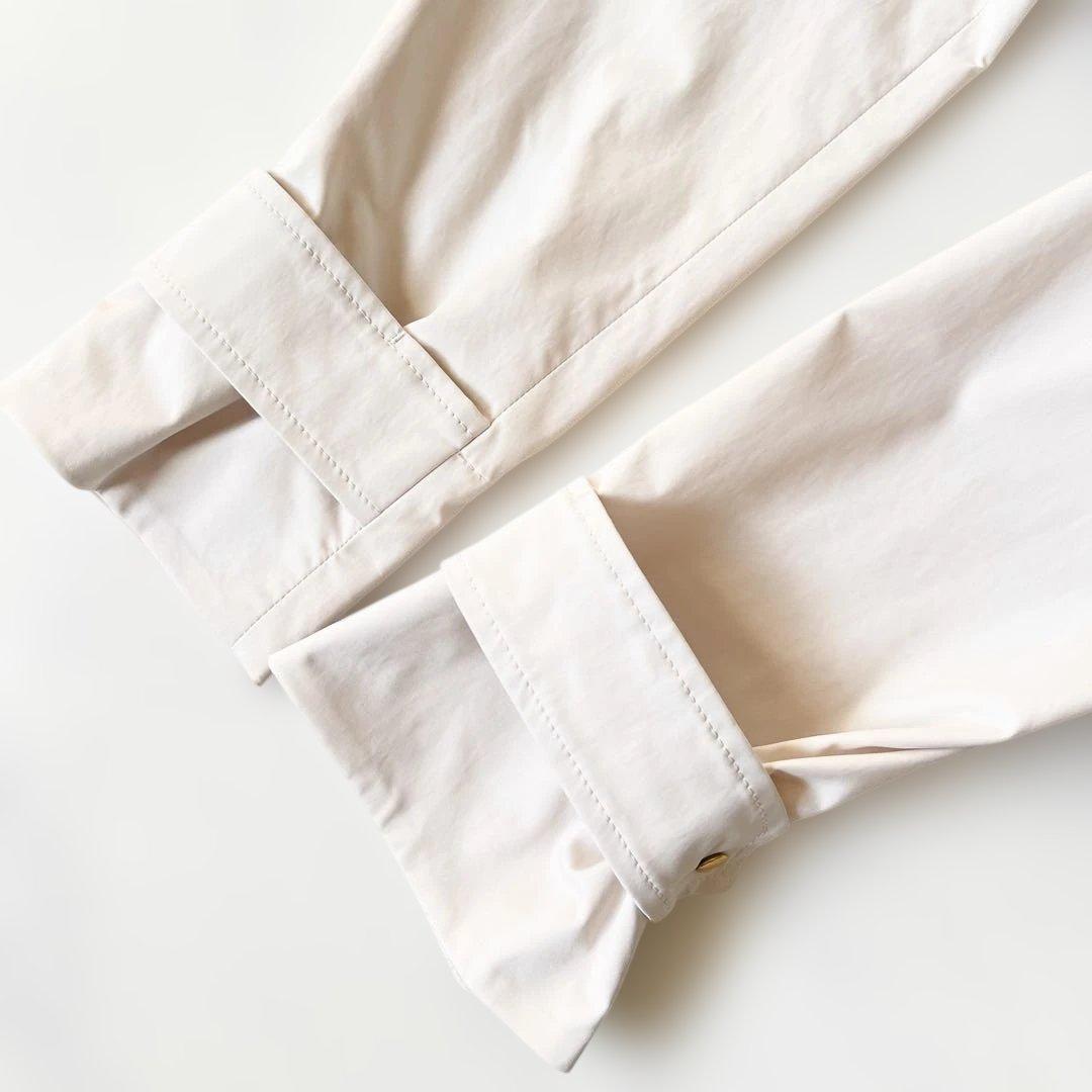 未使用級 アナイ ブライトツイルライナー付モッズコート オフ白 2024✨ 38